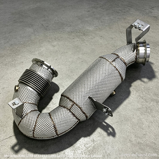 Mercedes AMG GT50 GT53 E53 CLS53 GLE53 CLE53 3.0T Downpipe Exhaust System