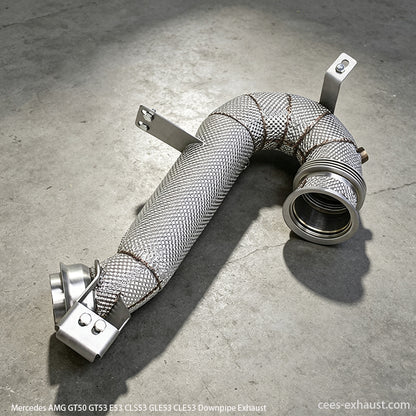 Mercedes AMG GT50 GT53 E53 CLS53 GLE53 CLE53 3.0T Downpipe Exhaust System