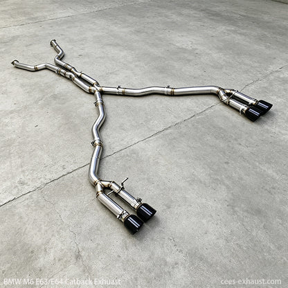 BMW M6 E63/E64 V10 5.0L Direct Pass design Exhaust System