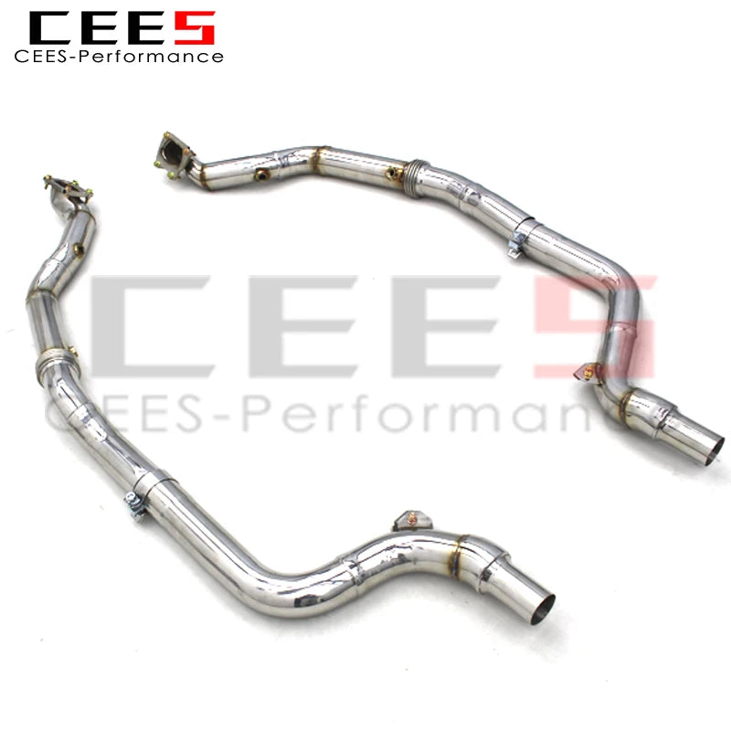 Exhaust Downpipe For Dodge Challenger 3.6L 2015-2023 Racing Car Exhaust System Stainless Steel without catalyst