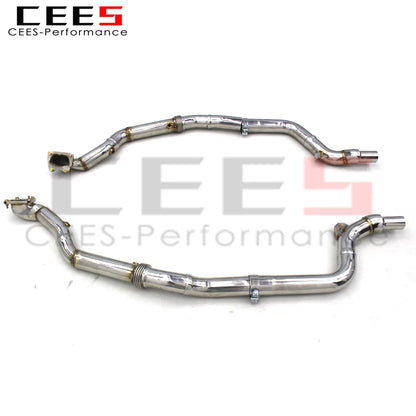 Exhaust Downpipe For Dodge Challenger 3.6L 2015-2023 Racing Car Exhaust System Stainless Steel without catalyst