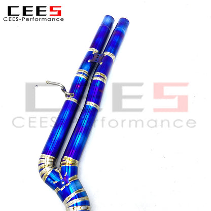 CEES Catback Exhaust System For Audi RS3 Sedan 8Y 2.5T 2019-2023 Titanium High Performance Valvetronic Exhaust Pipe