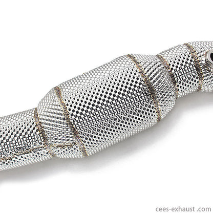 CEES Exhaust System For Ferrari F430 Header Stainless Steel Heat shield Downpipe Exhaust System