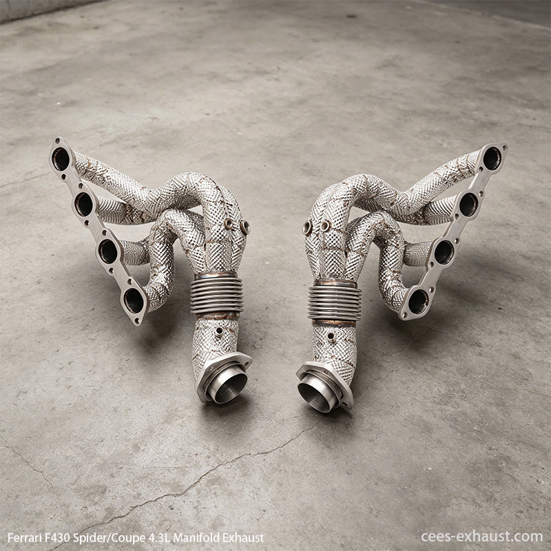 Ferrari F430 Spider/Coupe 4.3L Manifold Header Exhaust System（in stock）
