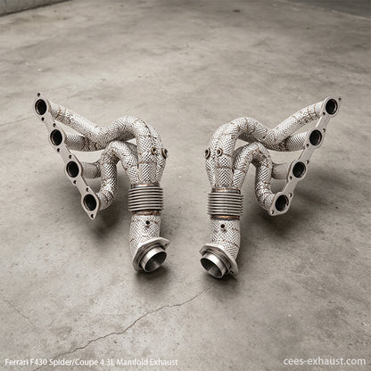 Ferrari F430 Spider/Coupe 4.3L Manifold Header Exhaust System（in stock）