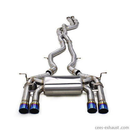 BMW M4/M3 F80/F82 3.0T 2014-2020 Equal Length Valved Sport Catback Exhaust System