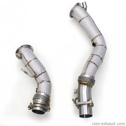 cees for BMW M2C/M2 Competition F87 S55 3.0T 2020-2024 Stainless Steel Downpipe Exhaust System