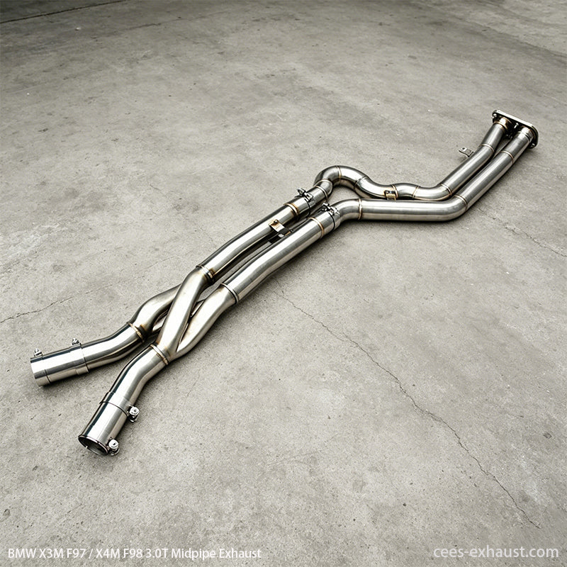 BMW X3M F97 / X4M F98 3.0T Equal Length Midpipe Exhaust System