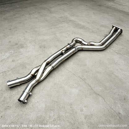 BMW X3M F97 / X4M F98 3.0T Equal Length Midpipe Exhaust System