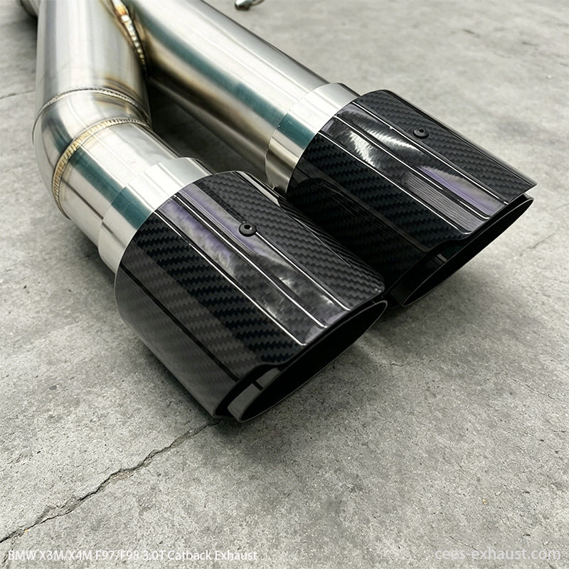 BMW X3M F97 / X4M F98 3.0T Valved Sport Exhaust System（with Z Pipe / X Pipe Design）