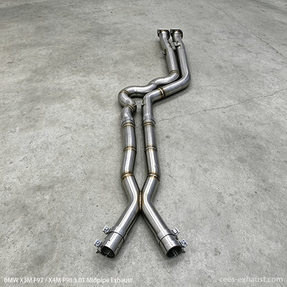 BMW X3M F97 / X4M F98 3.0T Equal Length Midpipe Exhaust System