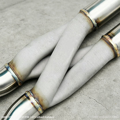 BMW X3M F97 / X4M F98 3.0T Valved Sport Exhaust System（with Z Pipe / X Pipe Design）