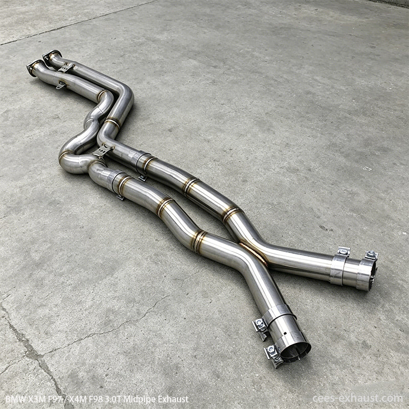 BMW X3M F97 / X4M F98 3.0T Equal Length Midpipe Exhaust System