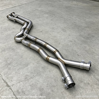 BMW X3M F97 / X4M F98 3.0T Equal Length Midpipe Exhaust System