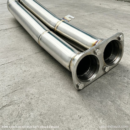 BMW X3M F97 / X4M F98 3.0T Valved Sport Exhaust System（with Z Pipe / X Pipe Design）