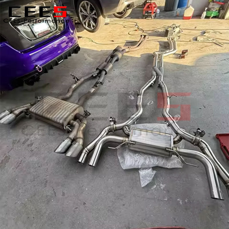 BMW X3M F97 / X4M F98 3.0T Valved Sport Exhaust System（with Z Pipe / X Pipe Design）