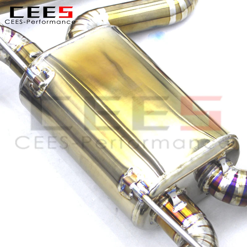 Factory  High quality Catback Exhaust Pipes titanium exhaust Plating gold exhaust systems For BMW M3/M4 G80/G82 3.0T 2020-2025