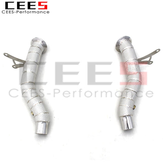 Factory outlet Performance Exhasut Downpipe For Ferrari 458 4.5 2013-2016 Stainless Steel Downpipe Car Exhaust System Pipe