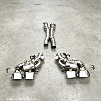 Ferrari 12Cilindri F140 exhaust