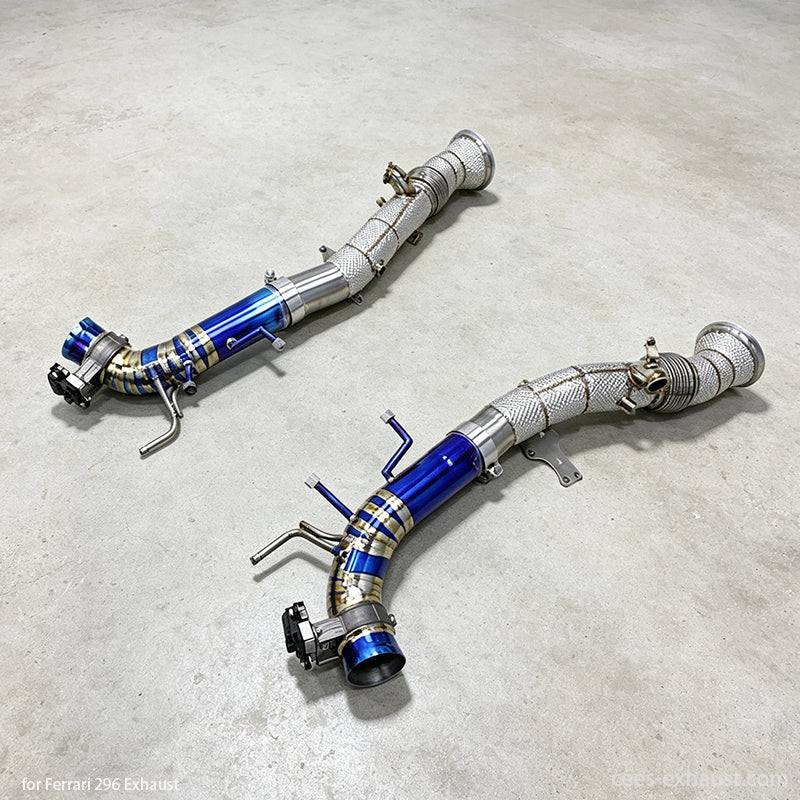 Ferrari 296 GTS exhaust