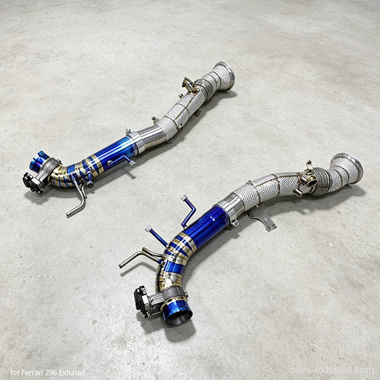 Ferrari 296 GTS exhaust