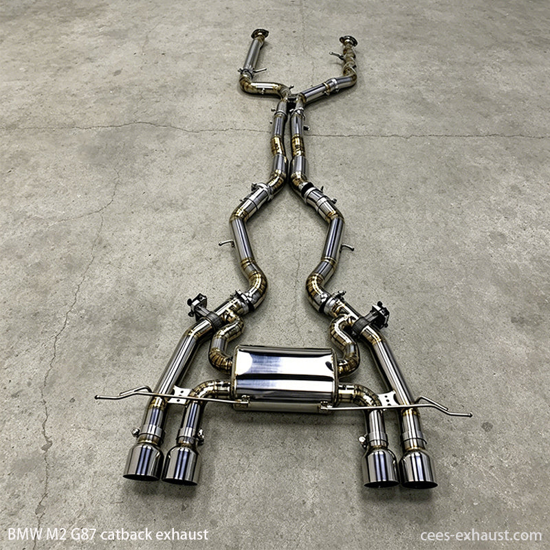 BMW M2 G87 Equal Length Catback Valved Exhaust System