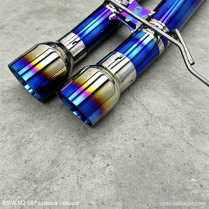 BMW M2 G87 Equal Length Catback Valved Exhaust System