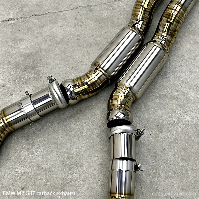BMW M2 G87 Equal Length Catback Valved Exhaust System
