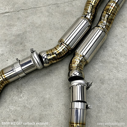BMW M2 G87 Equal Length Catback Valved Exhaust System