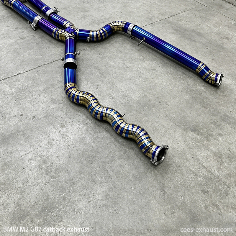 BMW M2 G87 Equal Length Catback Valved Exhaust System