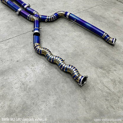 BMW M2 G87 Equal Length Catback Valved Exhaust System