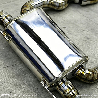 BMW M2 G87 Equal Length Catback Valved Exhaust System