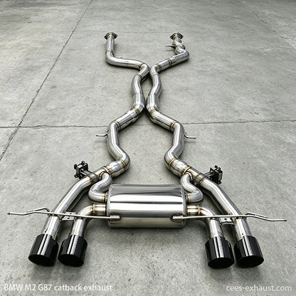 BMW M2 G87 Equal Length Catback Valved Exhaust System