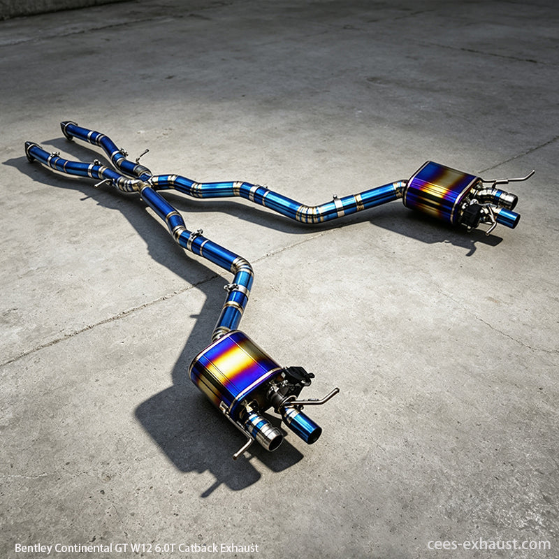 Bentley Continental GT W12 6.0T Valved Sport Exhaust System (2004-2013)