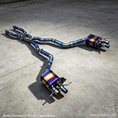 Bentley Continental GT W12 6.0T Valved Sport Exhaust System (2004-2013)