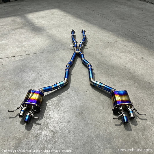 Bentley Continental GT W12 6.0T Valved Sport Exhaust System (2004-2013)