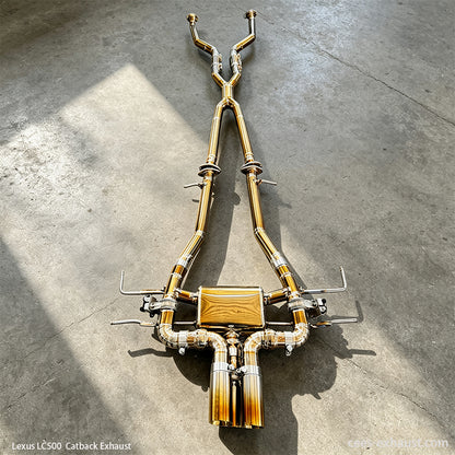 Lexus LC500 Valved Sport Exhaust System （LFA Design Style）
