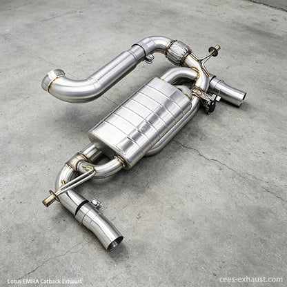 Lotus EMIRA 2.0T Valved Sport Exhaust System