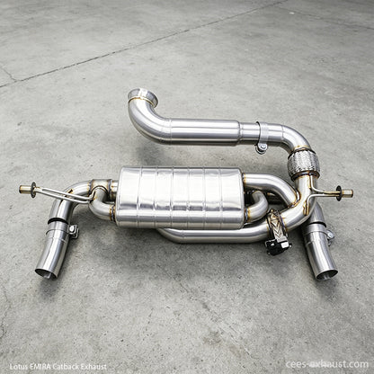 Lotus EMIRA 2.0T Valved Sport Exhaust System