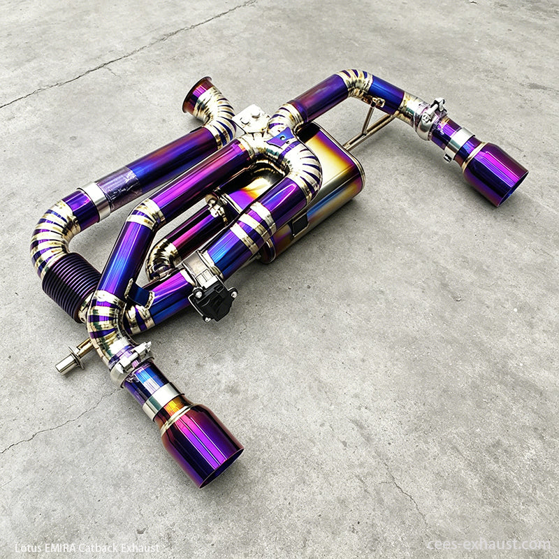 Lotus EMIRA 2.0T Valved Sport Exhaust System