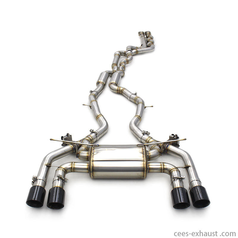 CEES Valvetronic Exhaust pipes For BMW M2C M2 Competition S55 F87 3.0T 2018-2023 Stainless Steel  Performance Catback Exhaust