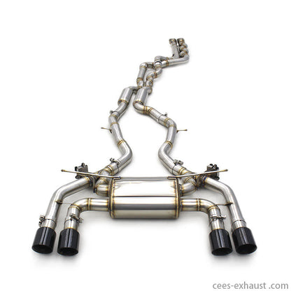 CEES Valvetronic Exhaust pipes For BMW M2C M2 Competition S55 F87 3.0T 2018-2023 Stainless Steel  Performance Catback Exhaust