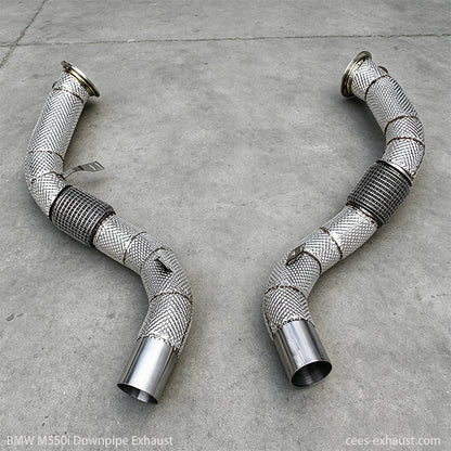 BMW G30 M550i Downpipe Exhaust System
