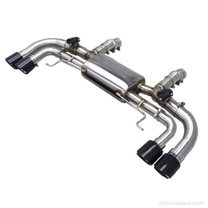 CEES BMW M550/M550i G30 N63 4.4TT Valved Axle Back Exhaust & Mid Pipes (2017–2024)