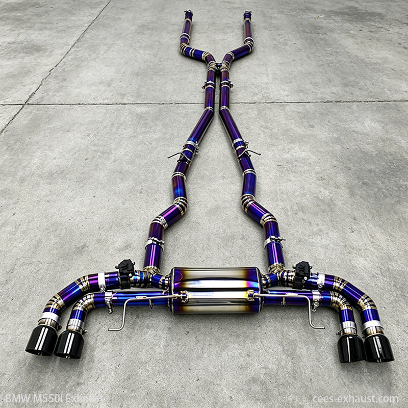 BMW M550/M550i G30/N63 4.4TT Valved Sport Exhaust System(in stock)