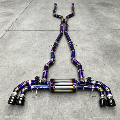 BMW M550/M550i G30/N63 4.4TT Valved Sport Exhaust System(in stock)