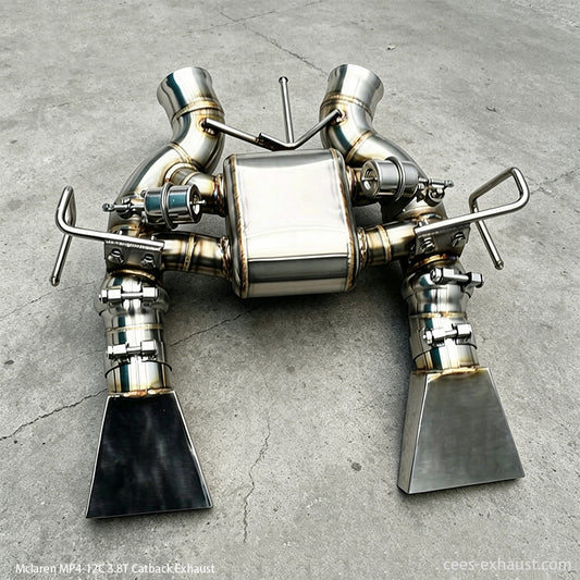 Mclaren MP4-12C 3.8T Valved Sport Exhaust System