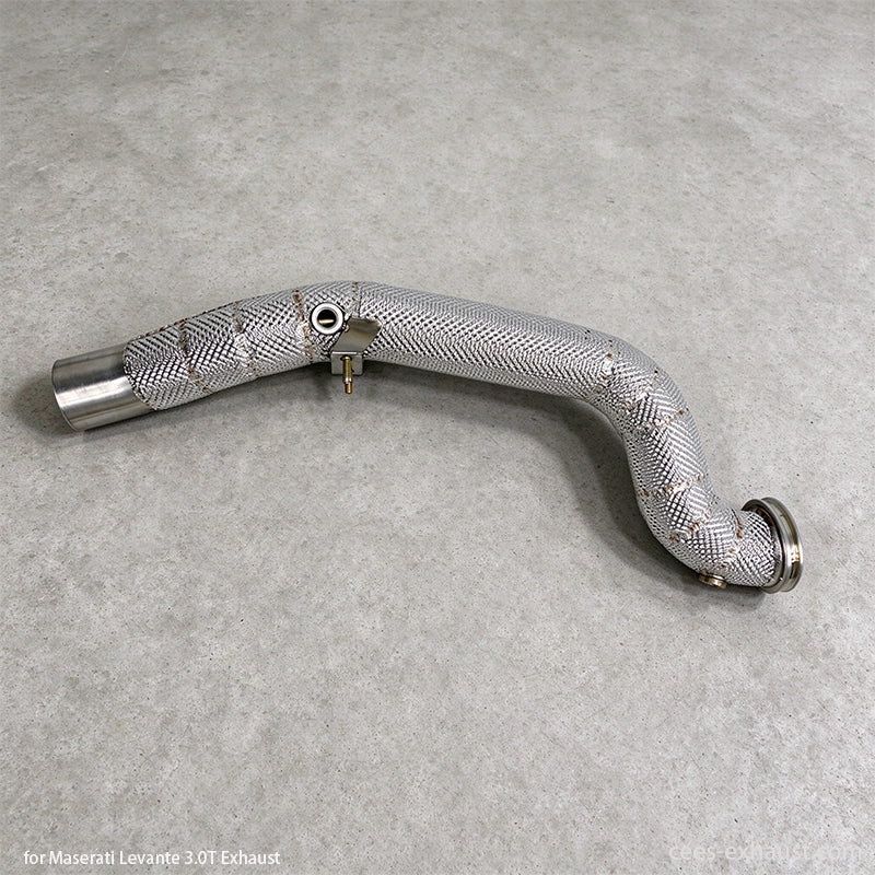 MaseratiLevante catted downpipe exhaust 
