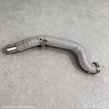 MaseratiLevante catted downpipe exhaust 