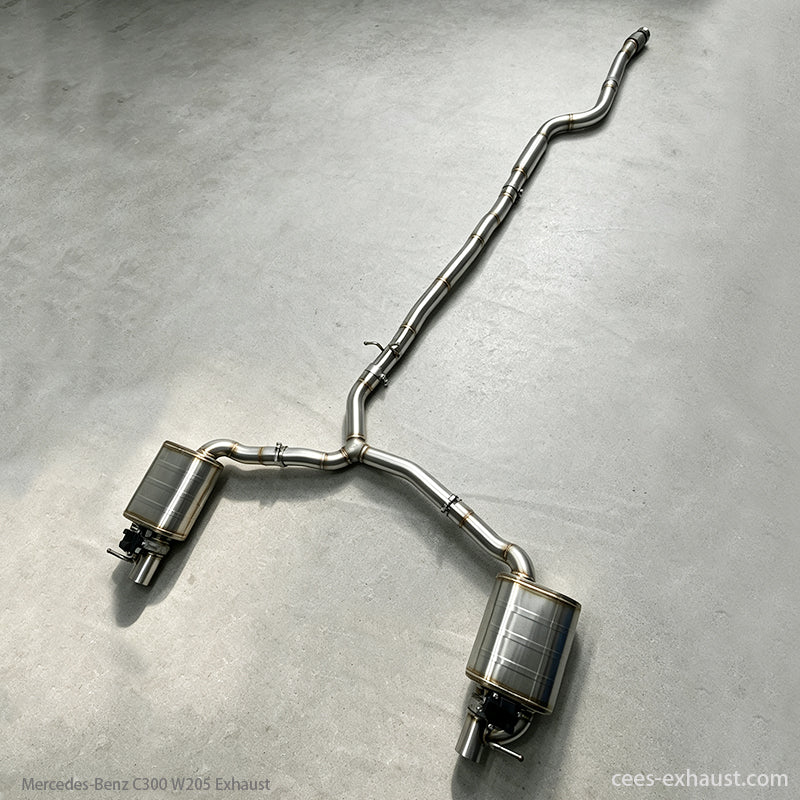 Mercedes-Benz C200 C250 C300 W205 Valved Sport Exhaust System